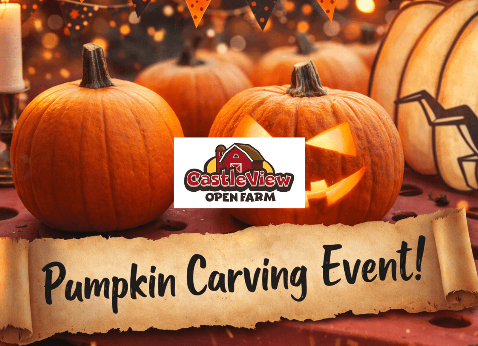 Castleview Open Farm Pumpkin Carving Event - Laois