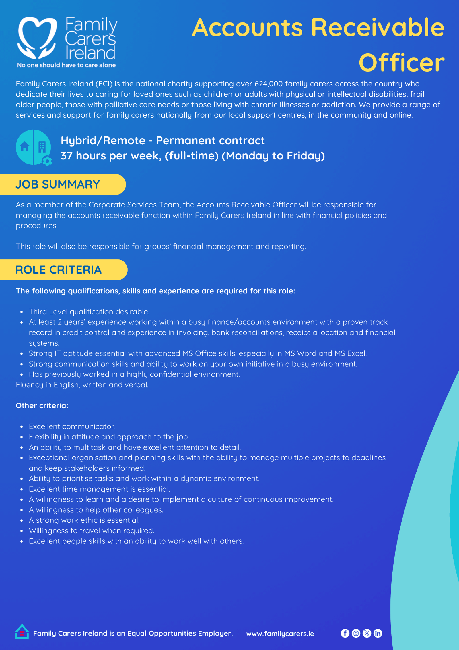 Accounts Receivable Officer