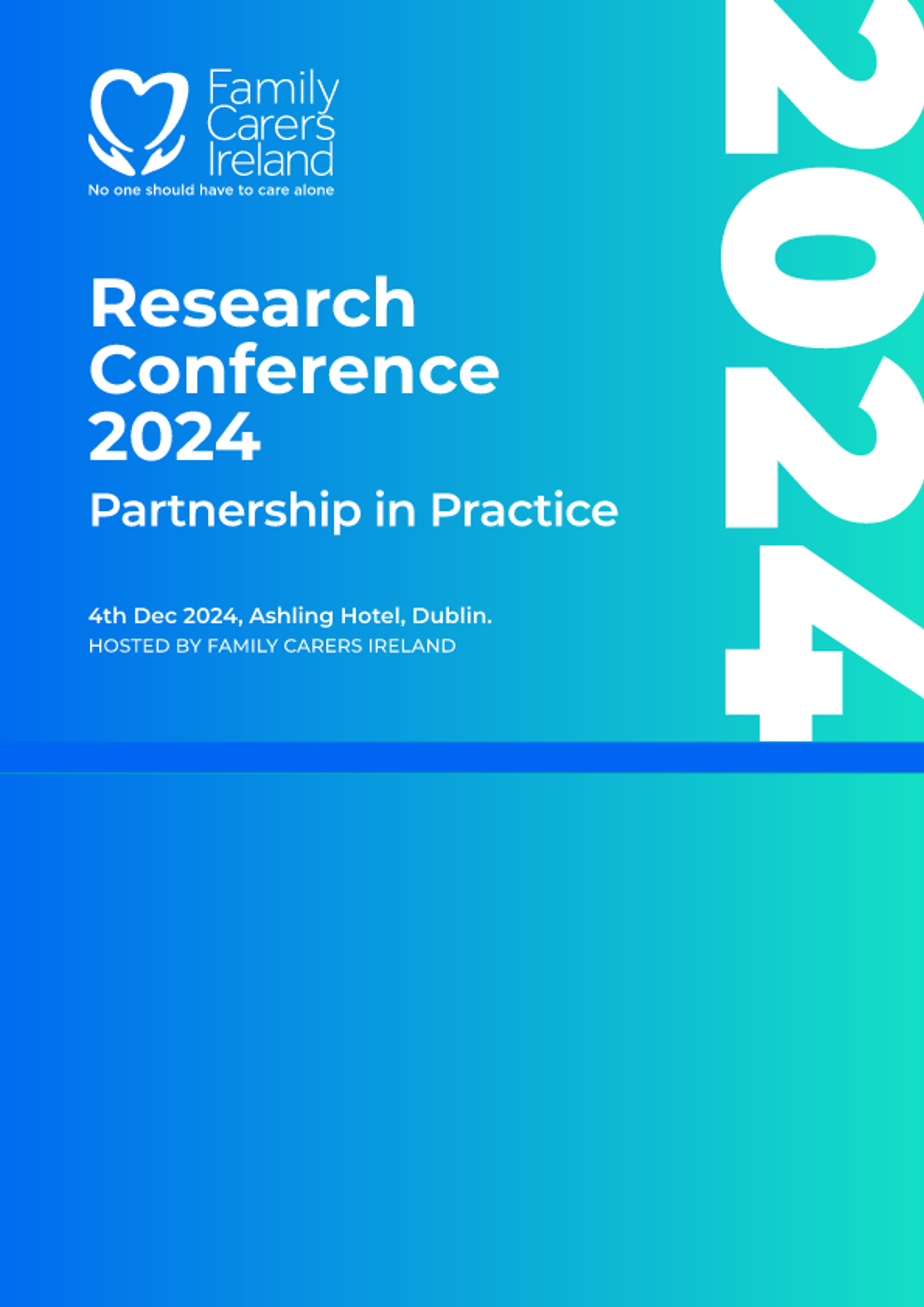 Family Carers Ireland Research Conference 2024 Partnership In Practice
