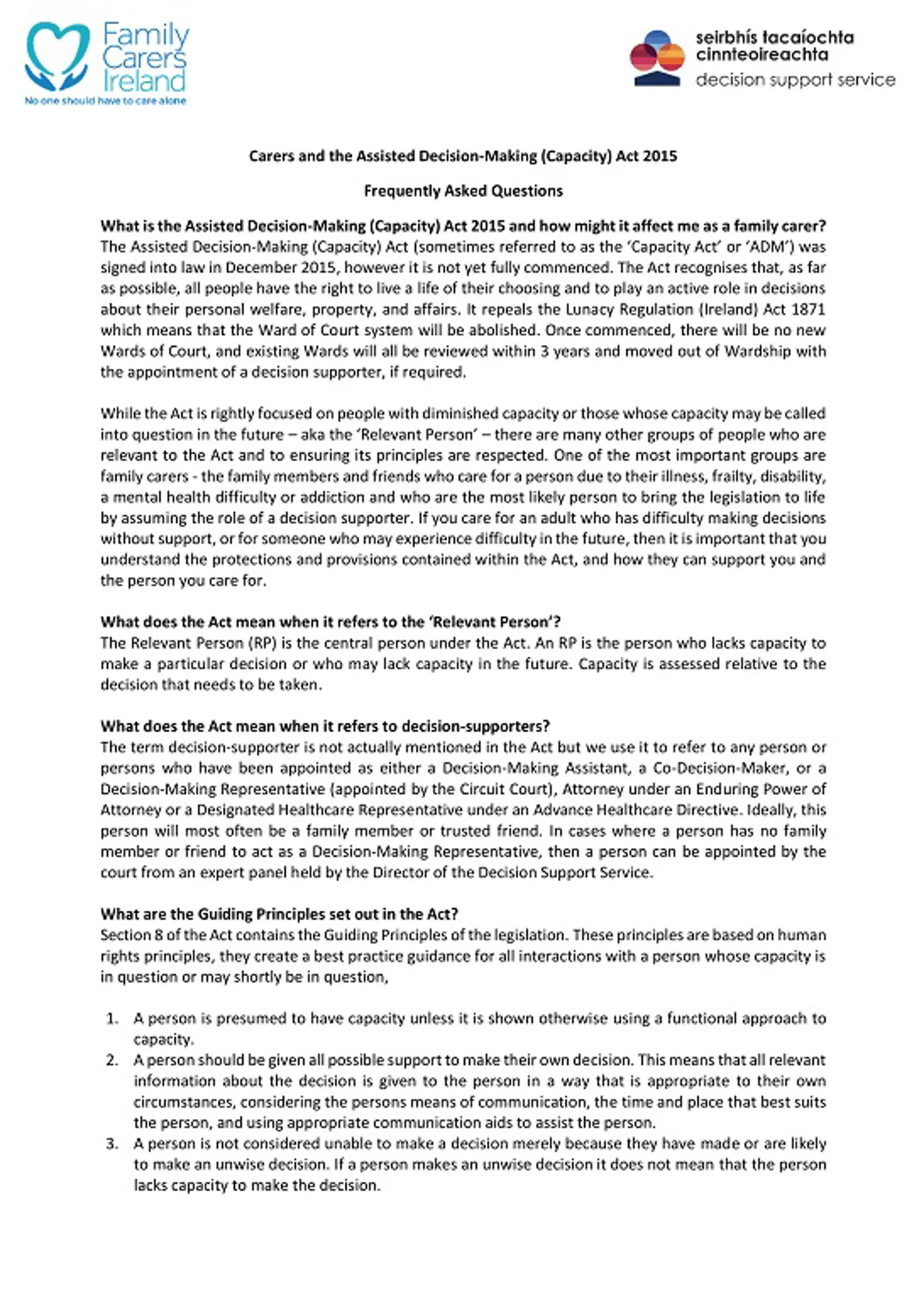 Frequently Asked Questions