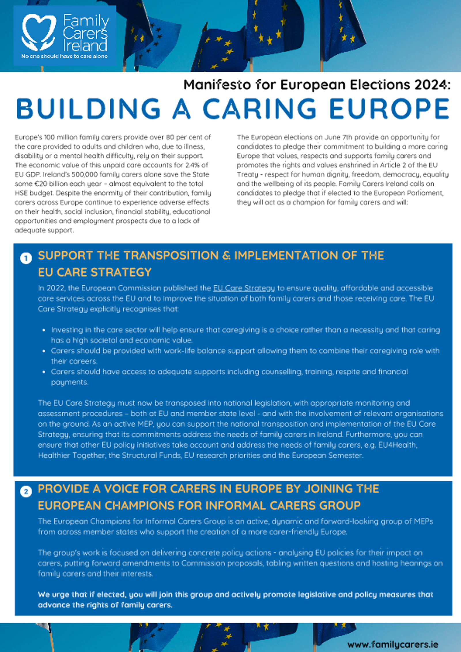 2024 European Election Manifesto
