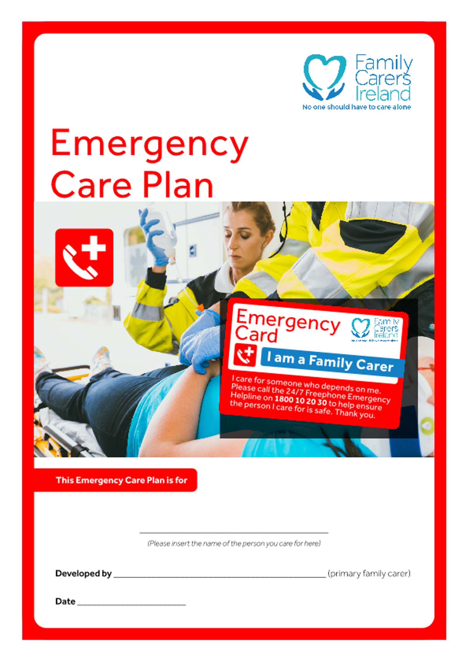 Family Carers Ireland Emergency Plan