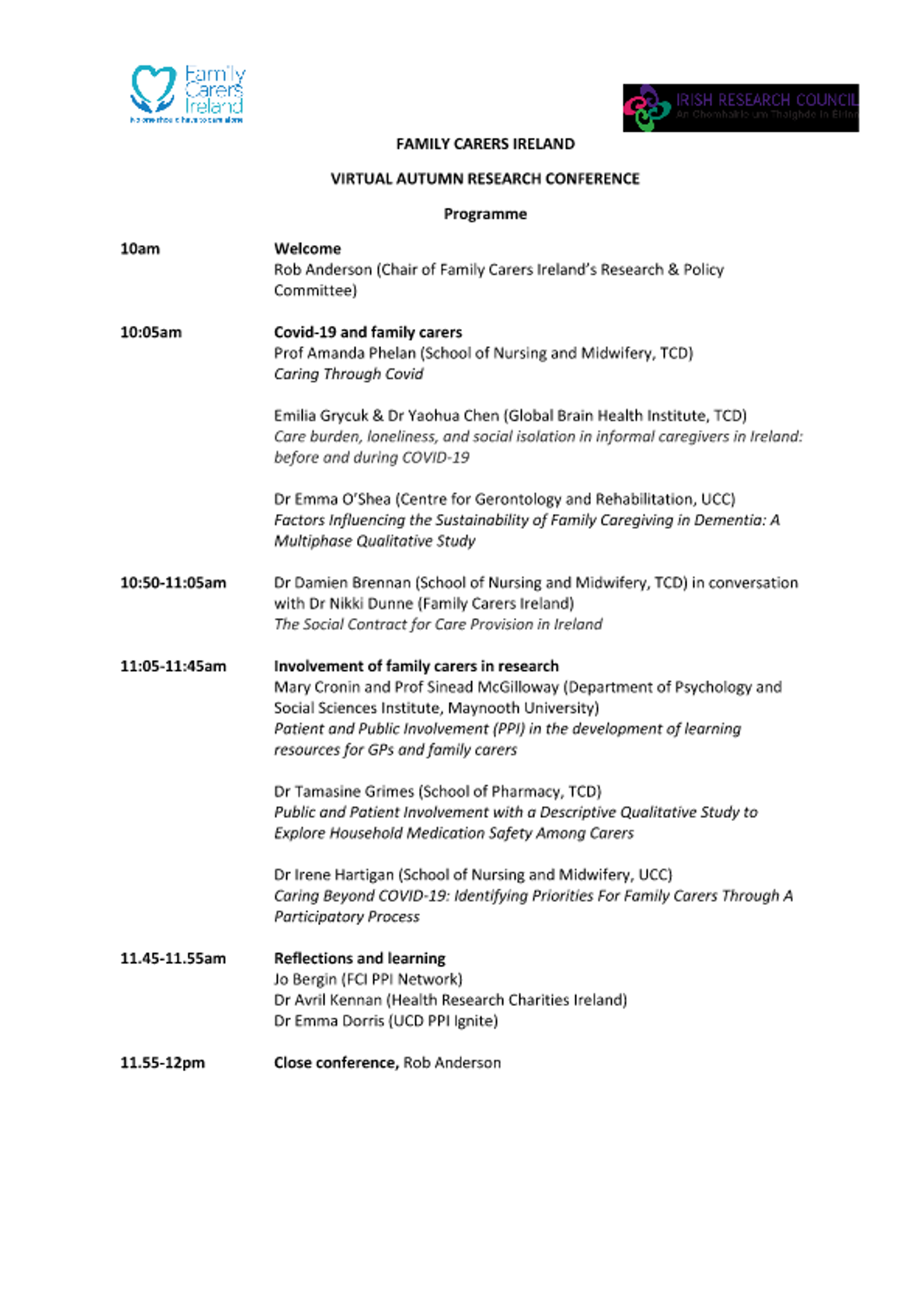 Fci Research Event 24Th Nov 2021 Programme