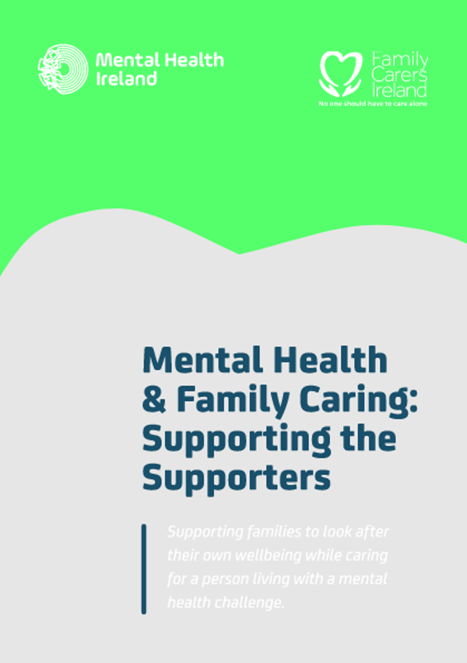 Family Carer Mental Health Booklet