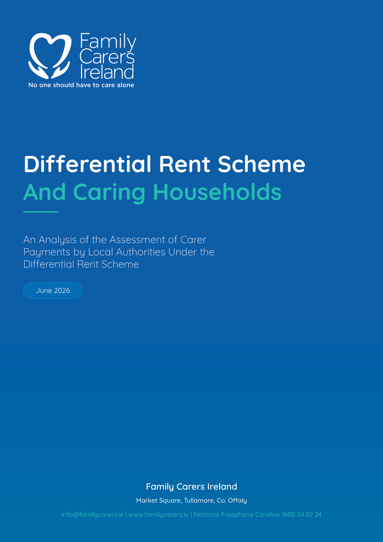 Differential Rent Scheme And Caring Households (2026)
